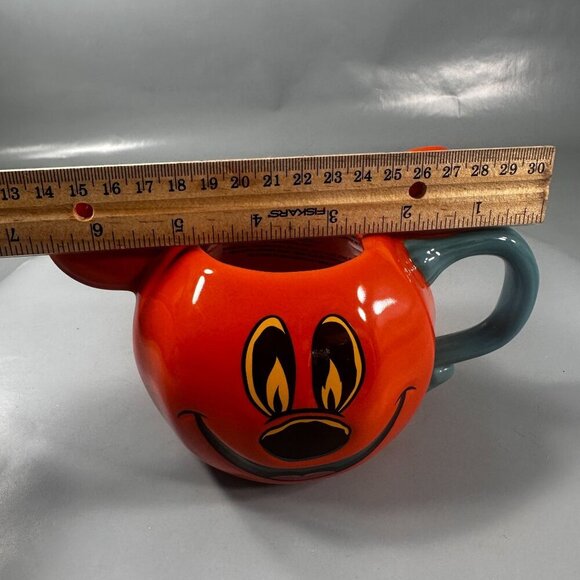 Disney Parks Mickey Mouse Mug Pumpkin Ceramic Halloween Jack Lantern 2023 - Picture 9 of 15
